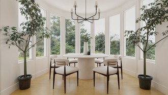 Transitional Dining Room by Havenly Interior Designer Sophia