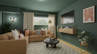 Modern, Eclectic, Glam, Rustic, Transitional, Library, Vintage Other by Havenly Interior Designer Agustina