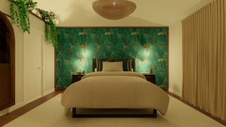 Contemporary, Eclectic Bedroom by Havenly Interior Designer Camila
