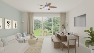 Farmhouse, Transitional Living Room by Havenly Interior Designer Elisa