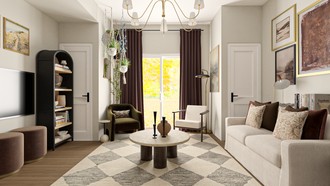 Organic Modern Living Room by Havenly Interior Designer Emmanuel