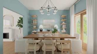 Modern, Rustic, Transitional Dining Room by Havenly Interior Designer Michelle