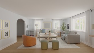 Classic, Traditional, Rustic, Transitional, California Cool, Warm Transitional, Classic Coastal, New Classic, Modern Cottage, Traditional Charm Living Room by Havenly Interior Designer Lisa