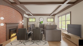 Contemporary, Modern Living Room by Havenly Interior Designer Maria