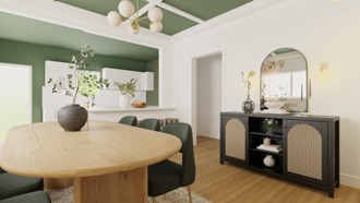 Contemporary, Transitional, Minimal, Classic Contemporary Dining Room by Havenly Interior Designer Sana
