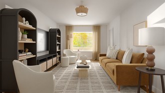 Inspired Modern, Parisian Modern Living Room by Havenly Interior Designer Andrea
