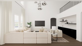 Contemporary, Minimal, Organic Modern Living Room by Havenly Interior Designer Alix