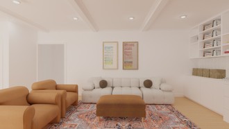 Modern, Eclectic Living Room by Havenly Interior Designer Tabitha