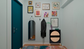 Eclectic, Artful Eclectic Entryway by Havenly Interior Designer Gabriela