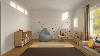 Midcentury Modern, Scandinavian Playroom by Havenly Interior Designer Stephanie
