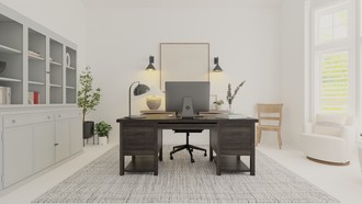 Modern Office by Havenly Interior Designer Stefanny