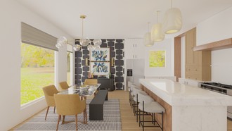 Midcentury Modern Dining Room by Havenly Interior Designer Jamie