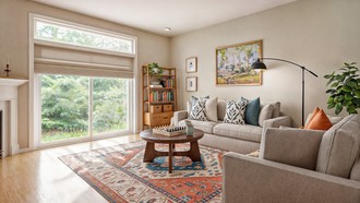 Inspired Modern, California Cool Living Room by Havenly Interior Designer Pamela