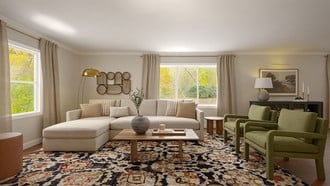 Warm Transitional Living Room by Havenly Interior Designer Tracy