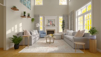 Modern Living Room by Havenly Interior Designer Agustina