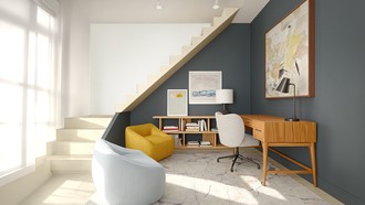 Modern Reading Room by Havenly Interior Designer Angie