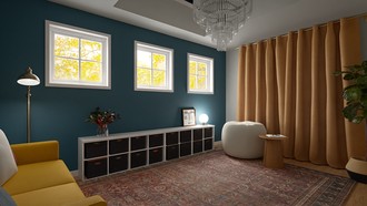 Parisian Modern, Artful Eclectic Reading Room by Havenly Interior Designer Andrea