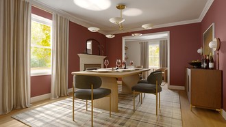 Classic, Transitional Dining Room by Havenly Interior Designer Kelly