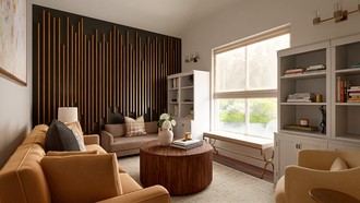 Modern, Contemporary Luxe Living Room by Havenly Interior Designer Andrea