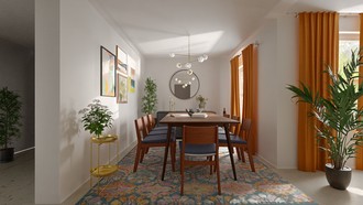 Eclectic Dining Room by Havenly Interior Designer Valeria