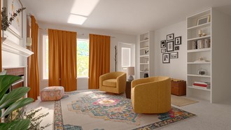 Eclectic Entryway by Havenly Interior Designer Valeria