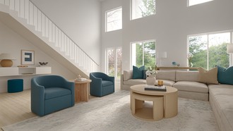 Contemporary, Modern, Coastal Living Room by Havenly Interior Designer Lissette
