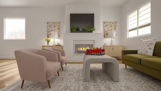 Contemporary Living Room by Havenly Interior Designer Rutu