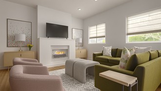 Contemporary Living Room by Havenly Interior Designer Rutu