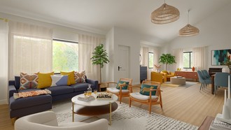 Contemporary Living Room by Havenly Interior Designer Ashley