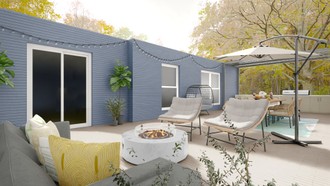 Bohemian, Transitional Outdoor Space by Havenly Interior Designer Elisa
