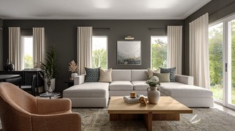 Transitional Living Room by Havenly Interior Designer Ivanna