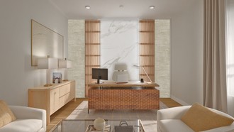 Contemporary, Modern, Glam Office by Havenly Interior Designer Rebekah