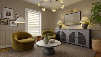 Modern Living Room by Havenly Interior Designer Camila