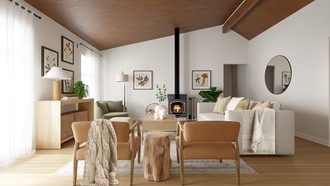 Rustic, Organic Modern Living Room by Havenly Interior Designer Hayley