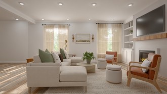 Modern, Scandinavian Living Room by Havenly Interior Designer Lizzie