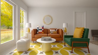 Contemporary, Classic, Eclectic Living Room by Havenly Interior Designer Rutu