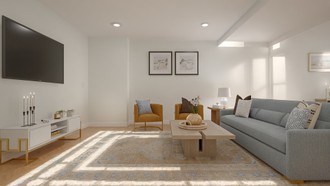 Warm Transitional Playroom by Havenly Interior Designer Cody