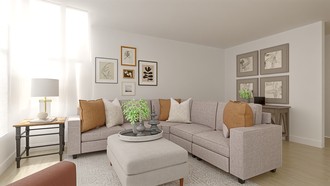Classic, Traditional, Farmhouse Living Room by Havenly Interior Designer Tabitha