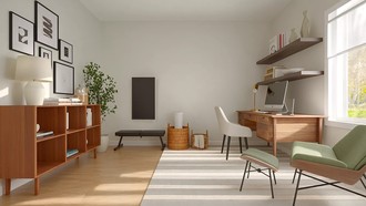 Modern, Transitional Office by Havenly Interior Designer Estefania