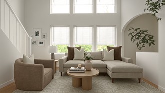 Contemporary, Modern, Transitional Living Room by Havenly Interior Designer Mariana