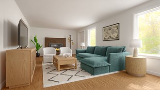 Modern, Classic Living Room by Havenly Interior Designer Maria
