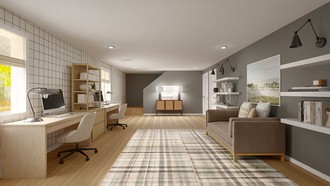 Classic, Transitional, Inspired Modern Office by Havenly Interior Designer Cami