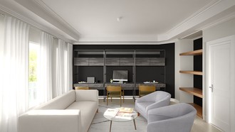 Modern, Midcentury Modern Office by Havenly Interior Designer Cristina
