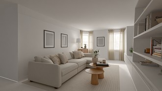 Transitional, Scandinavian Living Room by Havenly Interior Designer Hazel