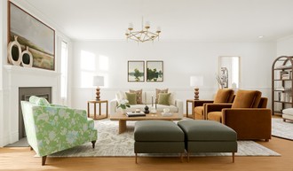Organic Modern Living Room by Havenly Interior Designer Giovanna