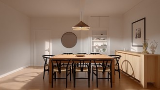 Contemporary, Scandinavian Dining Room by Havenly Interior Designer Hazel