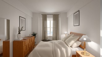 Midcentury Modern, Scandinavian Bedroom by Havenly Interior Designer Hazel