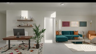 Midcentury Modern, Warm Transitional Other by Havenly Interior Designer Leah
