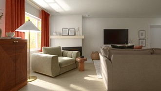 Organic Modern Living Room by Havenly Interior Designer Martha