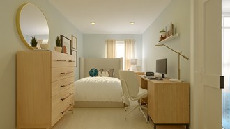 Scandinavian Bedroom by Havenly Interior Designer Rocio